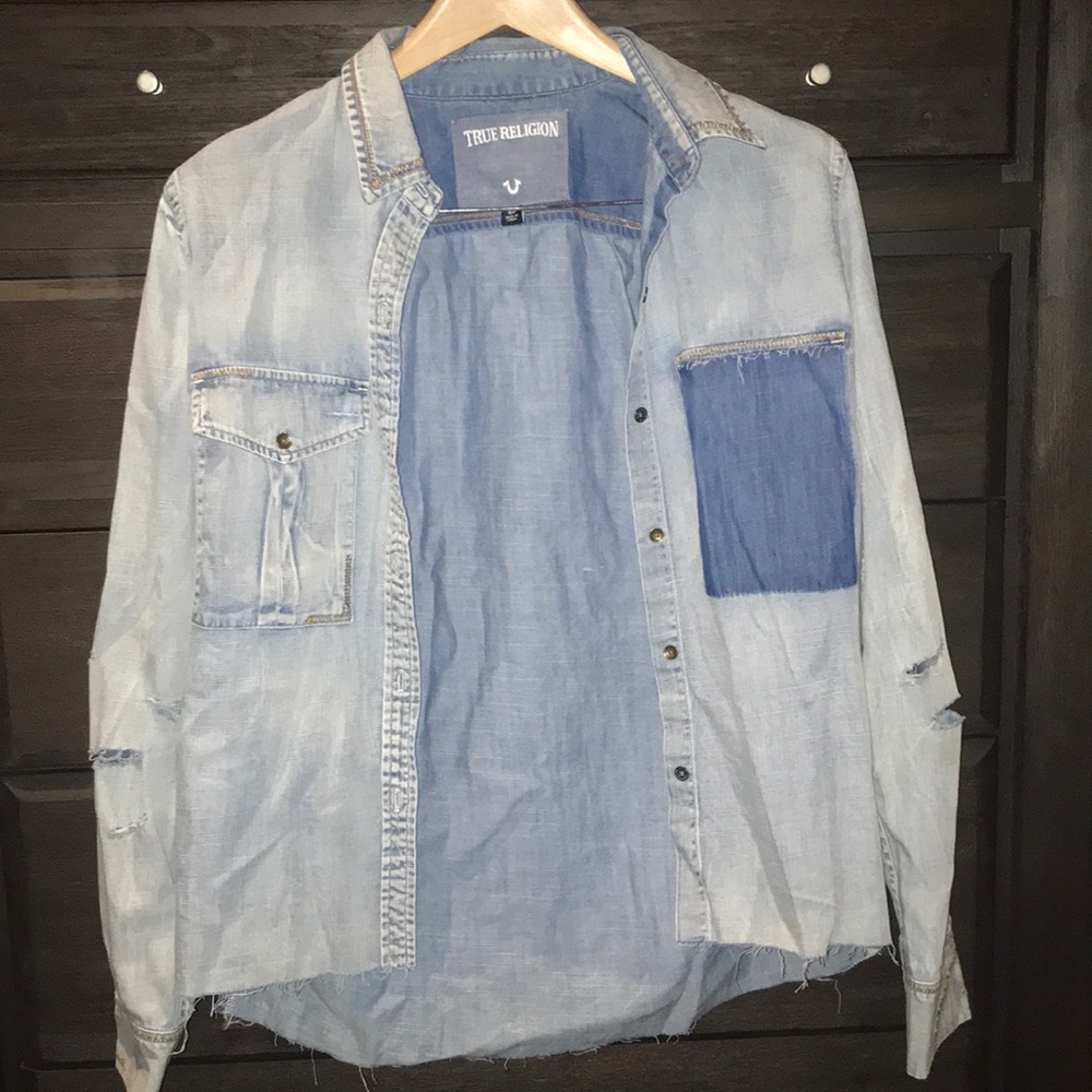 True Religion Denim Button Up